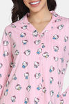 Zivame Hello Kitty Knit Cotton Pyjama Set - Fairy Tale — thumbnail 5